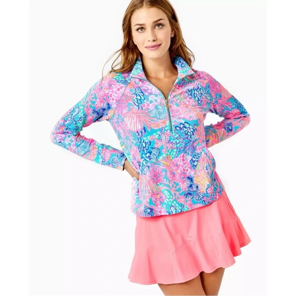 Lilly Pulitzer UPF 50+ Luxletic Corrine Skort Sz. Large NWOT Pink